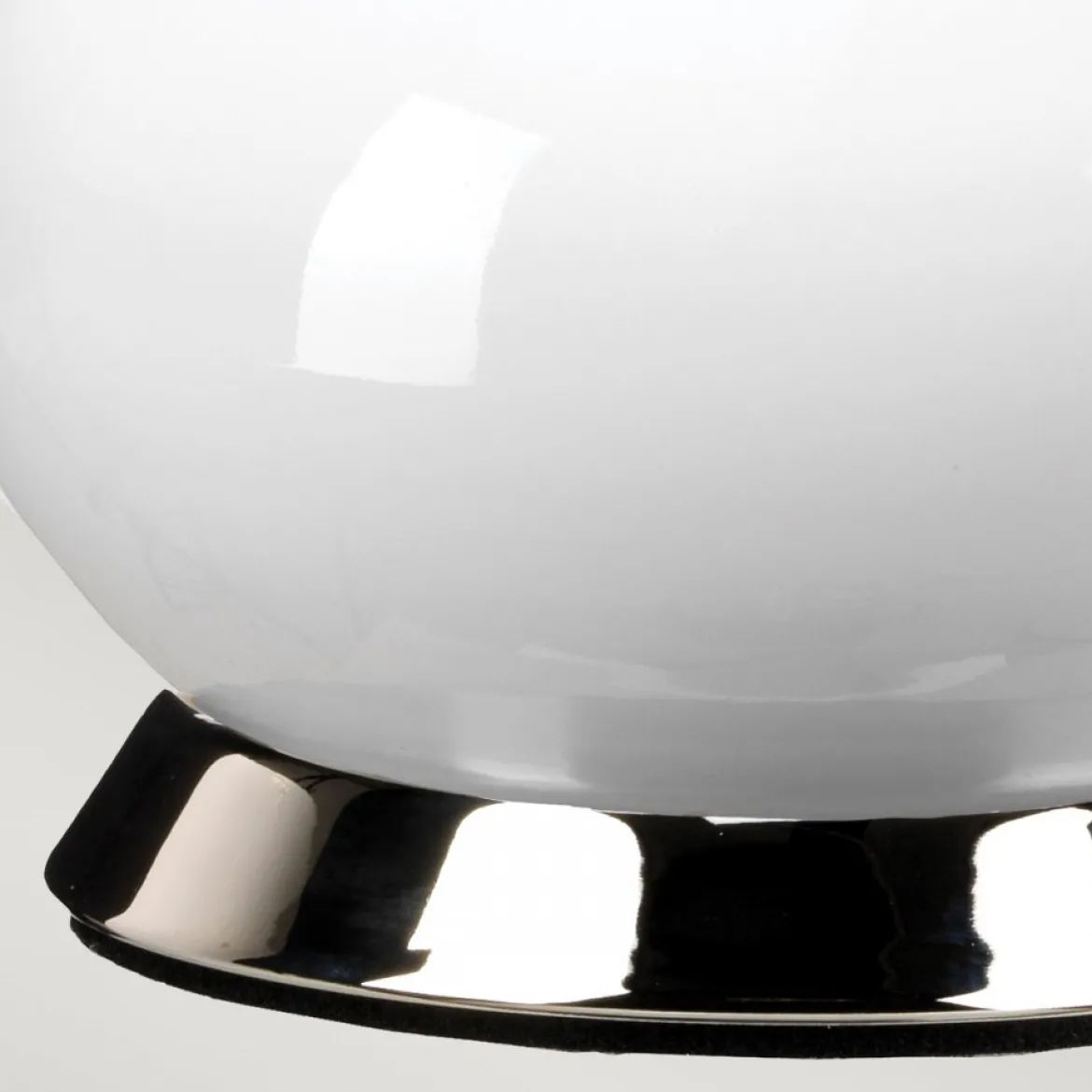 Elstead Lighting Milo Tischleuchte 1-Light Nickel Weiß Stoffschirm gemustert orange 69cm