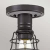 Elstead Lighting Mixon Deckenleuchte Semi-Flush 1-Light Bronze E27