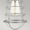 Elstead Lighting Mixon Deckenleuchte Semi-Flush 1-Light Nickel E27
