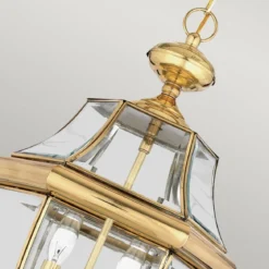 Elstead Lighting Newbury 2 Light Large Chain Lantern Pendelleuchte IP23 messing