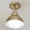 Elstead Lighting Niva Wandleuchte 1-flammig umwandelbar Champagner Bronze