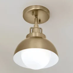 Elstead Lighting Niva Wandleuchte 1-flammig umwandelbar Champagner Bronze