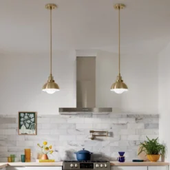 Elstead Lighting Niva Wandleuchte 1-flammig umwandelbar Champagner Bronze