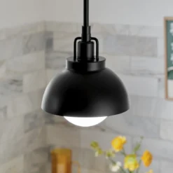 Elstead Lighting Niva Wandleuchte 1-flammig umwandelbar Schwarz
