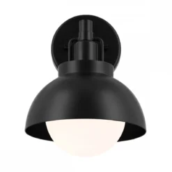 Elstead Lighting Niva Wandleuchte 1-flammig umwandelbar Schwarz