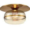 Elstead Lighting Nottingham Deckenleuchte 3-flammig 55cm Antikmessing