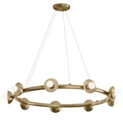 Elstead Lighting Palta Kronleuchter 9-flammig Champagnerbronze E14