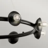 Elstead Lighting Palta Kronleuchter 9-flammig Satinschwarz E14
