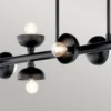 Elstead Lighting Palta Pendelleuchte 10-flammig Satinschwarz E14