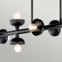 Elstead Lighting Palta Pendelleuchte 10-flammig Satinschwarz E14