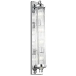 Elstead Lighting Paulson 4-Light Wandleuchte Chrom 74cm IP44 3000K G9