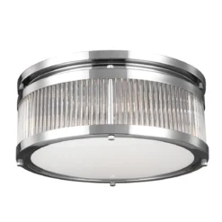 Elstead Lighting Paulson 4-Light Deckenleuchte Chrom 38cm IP44 3000K G9