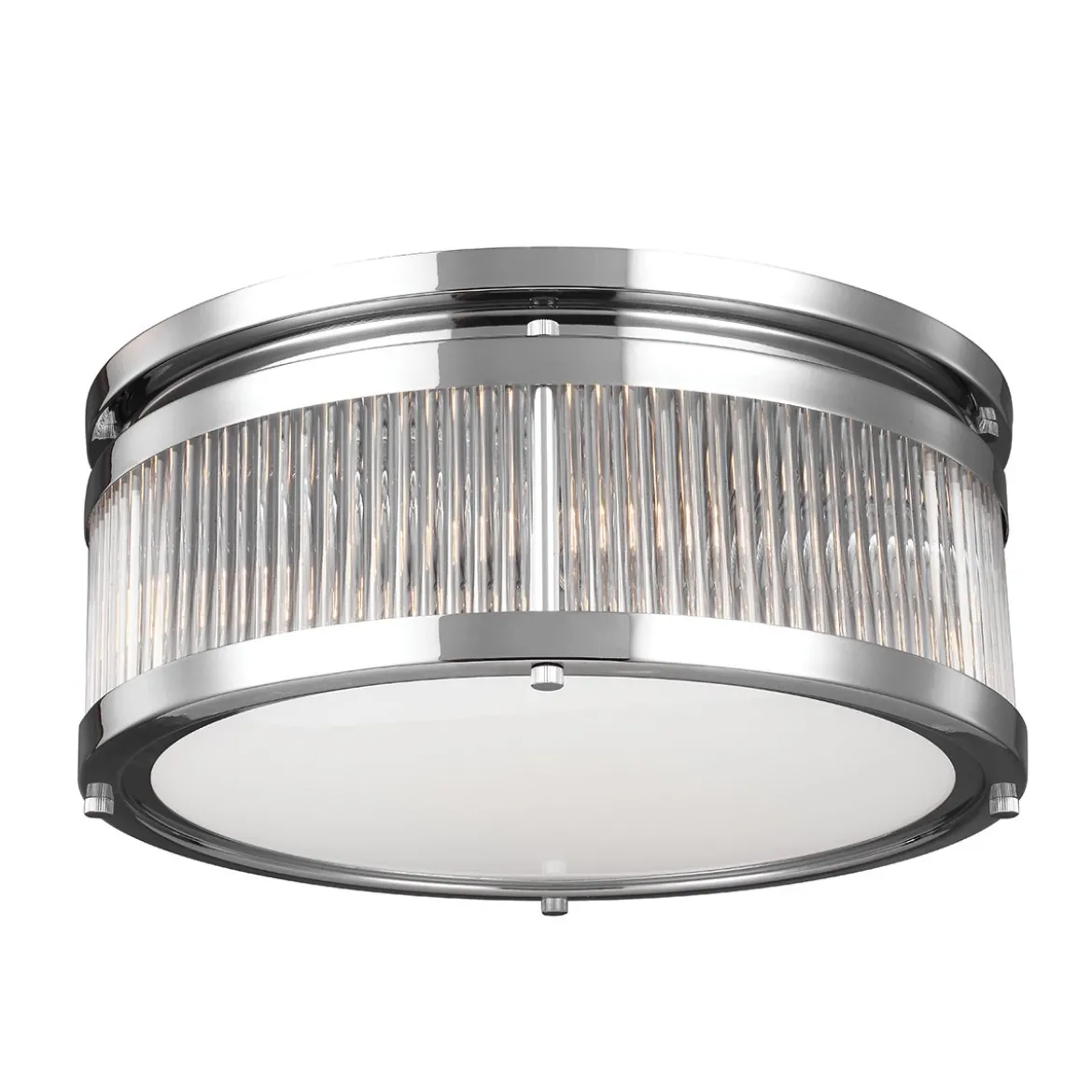 Elstead Lighting Paulson 4-Light Deckenleuchte Chrom 38cm IP44 3000K G9