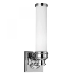 Elstead Lighting Payne 1-Light Wandleuchte Chrom poliert 1-flammig IP44 3000K G9