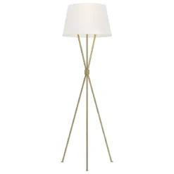 Elstead Lighting Penny 1-Light Stehleuchte antikes Messing 140cm