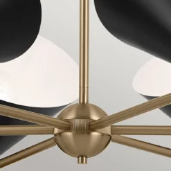 Elstead Lighting Phix Kronleuchter 6-armig Champagnerbronze Schwarz