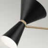 Elstead Lighting Phix Kronleuchter 2-armig Champagnerbronze Schwarz