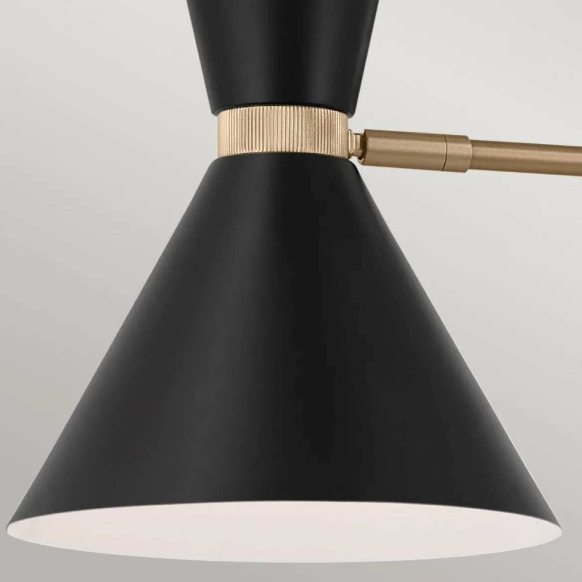 Elstead Lighting Phix Kronleuchter 2-armig Champagnerbronze Schwarz