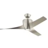 Elstead Lighting Phree Deckenventilator LED nickel gebürstet