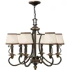 Elstead Lighting Plymouth Kronleuchter 6-flammig bronze E14