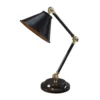 Elstead Lighting Provence Element 1-Light Mini Tischleuchte Schwarz E27