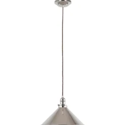 Elstead Lighting Provence 1-Light Pendelleuchte Nickel poliert 1-flammig E27