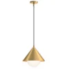 Elstead Lighting Remyck Pendelleuchte 1-flammig Gebürstetes Gold
