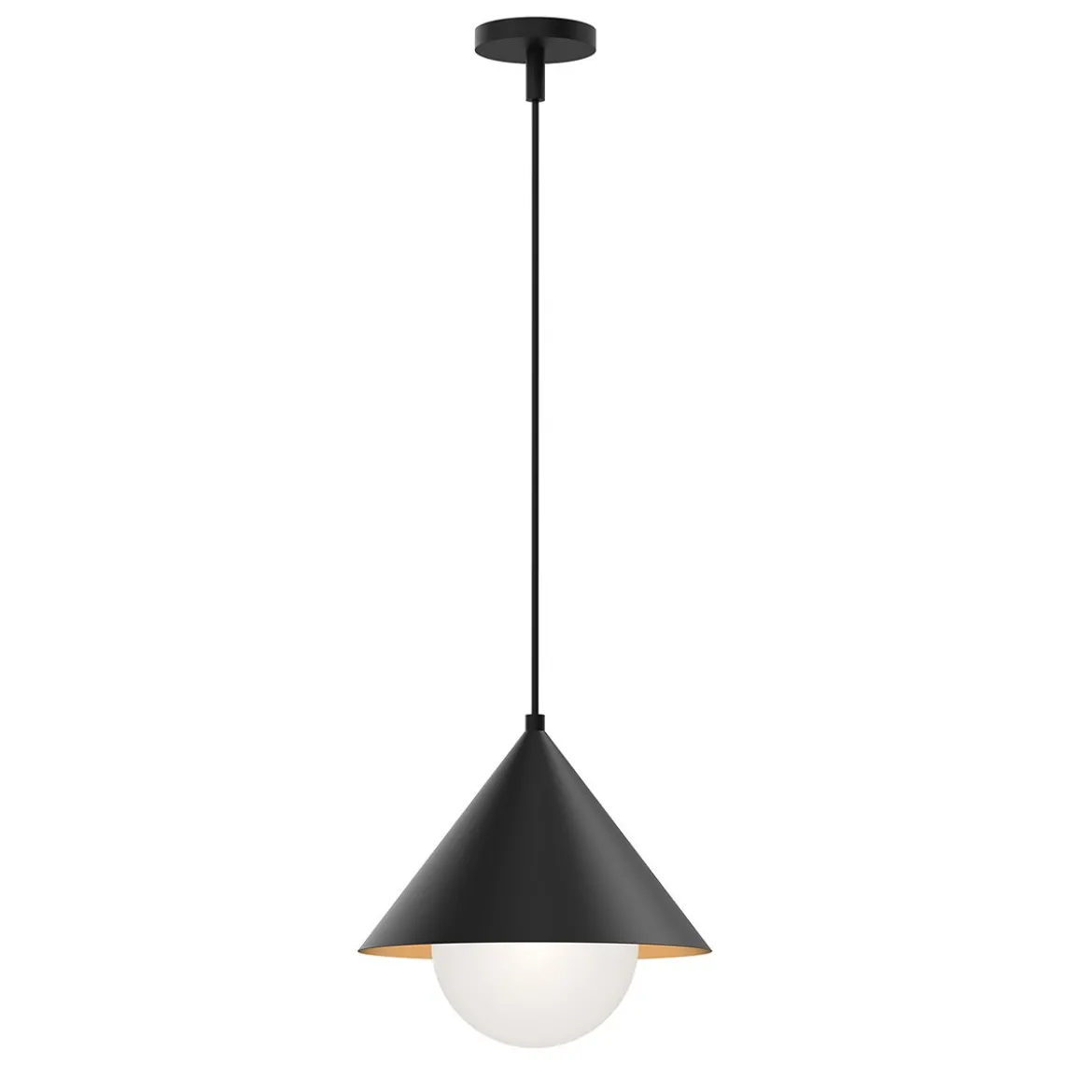 Elstead Lighting Remyck Pendelleuchte 1-flammig Schwarz