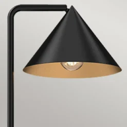 Elstead Lighting Remyck Stehleuchte 1-flammig Schwarz