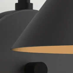 Elstead Lighting Remyck Wandleuchte 1-flammig Schwarz