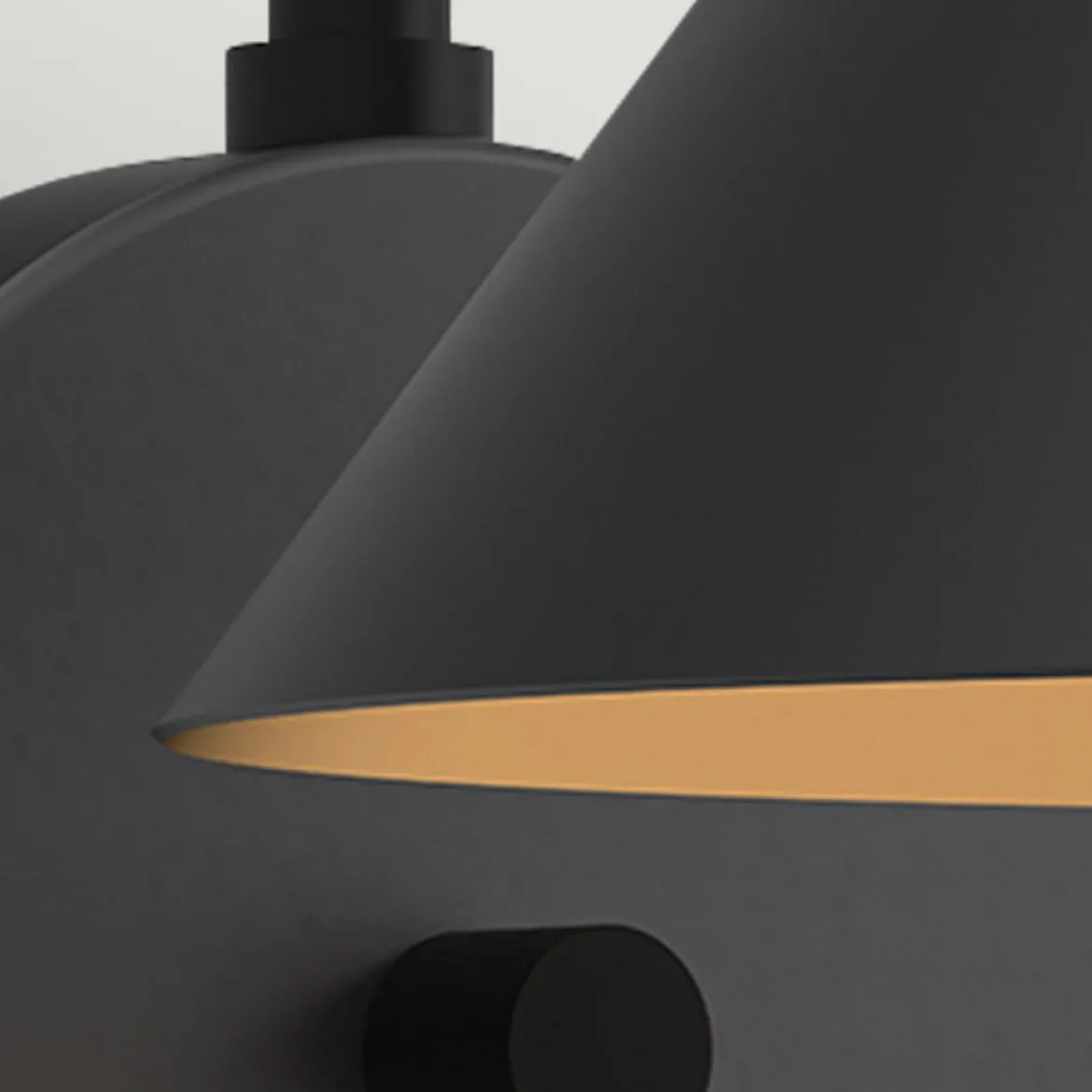 Elstead Lighting Remyck Wandleuchte 1-flammig Schwarz