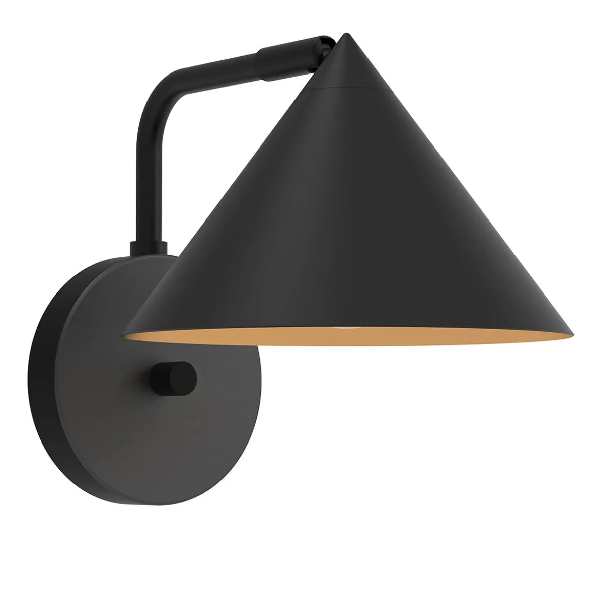 Elstead Lighting Remyck Wandleuchte 1-flammig Schwarz