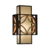 Elstead Lighting Remy 1-Light Wandleuchte Bronze Gold 1-flammig E14