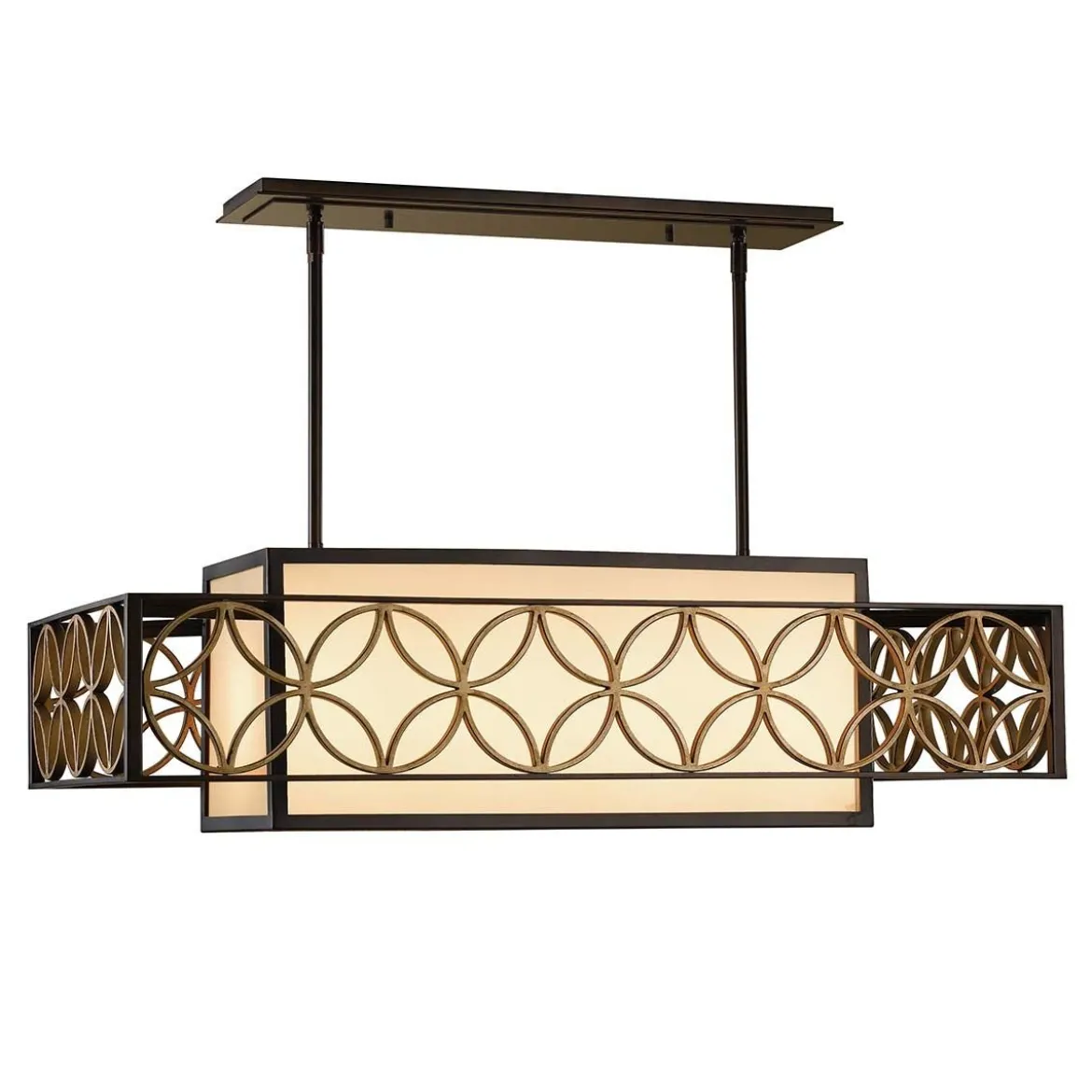 Elstead Lighting Remy Pendelleuchte Bronze Gold 4-flammig E27