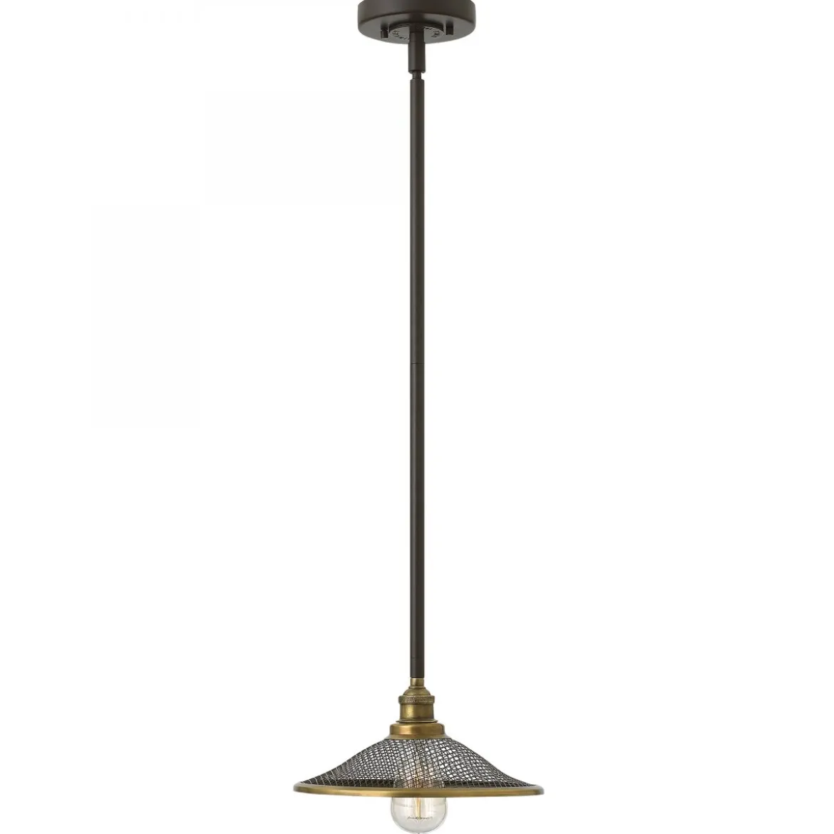 Elstead Lighting Rigby 1-Light Pendelleuchte Bronze 1-flammig E27