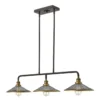Elstead Lighting Rigby 3-Light Pendelleuchte Bronze 3-flammig E27 102cm