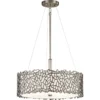 Elstead Lighting Silver Coral 3-Light Duo Pendelleuchte 3-flammig 46cm E27