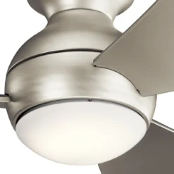 Elstead Lighting Sola Deckenventilator LED nickel gebürstet