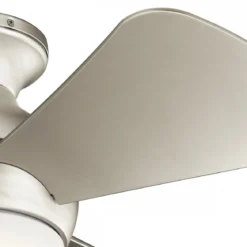 Elstead Lighting Sola Deckenventilator LED nickel gebürstet