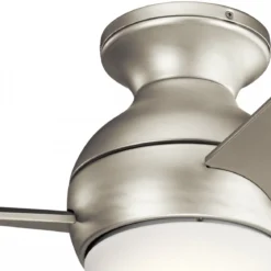 Elstead Lighting Sola Deckenventilator LED nickel gebürstet