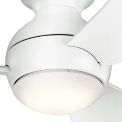 Elstead Lighting Sola Deckenventilator LED weiß