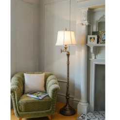 Elstead Lighting South Gibson 1-Light Stehleuchte 1-flammig E27