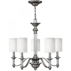Elstead Lighting Sussex 5-Light Kronleuchter Nickel gebürstet 5-flammig E14