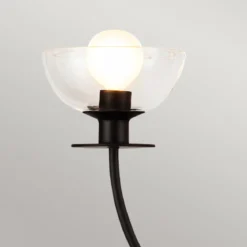 Elstead Lighting Sylvia Kronleuchter 4-flammig Schwarz