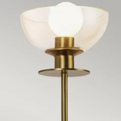 Elstead Lighting Sylvia Wandleuchte 1-flammig Gebürstetes Gold
