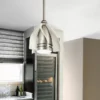 Elstead Lighting Terna Pendelventilator LED nickel gebürstet