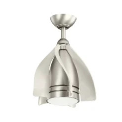 Elstead Lighting Terna Pendelventilator LED nickel gebürstet