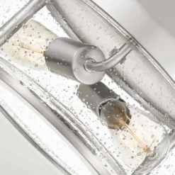 Elstead Lighting Trilogy Deckenleuchte 2-Light Nickel Glas 305mm E27