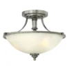 Elstead Lighting Truman 3-Light Deckenleuchte Nickel 3-flammig E27 41cm