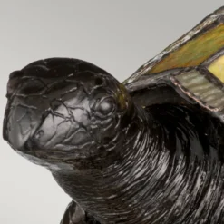Elstead Lighting Turtle Animal Tischleuchte Tiffany-Stil Bronze G9